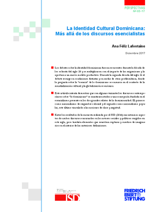La identidad cultural dominicana