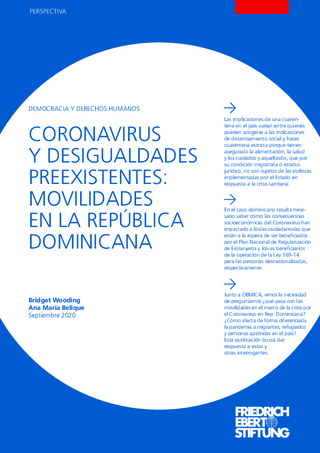 Coronavirus y desigualdades preexistentes: movilidades en República Dominicana