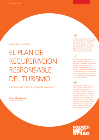 El plan de recuperación responsable del turismo