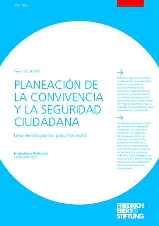 Planeación de la convivencia y la seguridad ciudadana