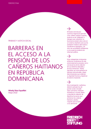 Barreras en el acceso a la pensión de los cañeros haitianos en República Dominicana