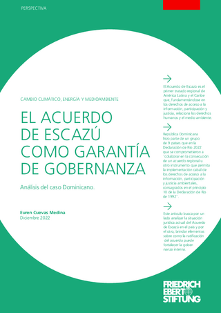 El Acuerdo de Escazú como garantía de gobernanza