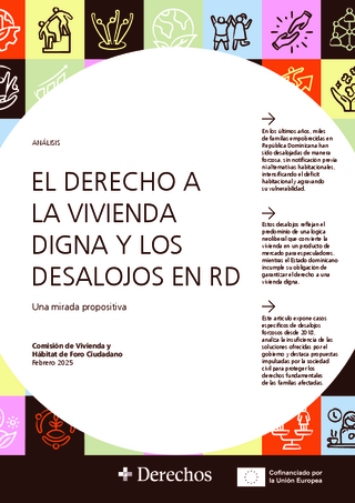 El derecho a la vivienda digna y los desalojos en RD