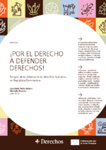 Por el derecho a defender derechos!